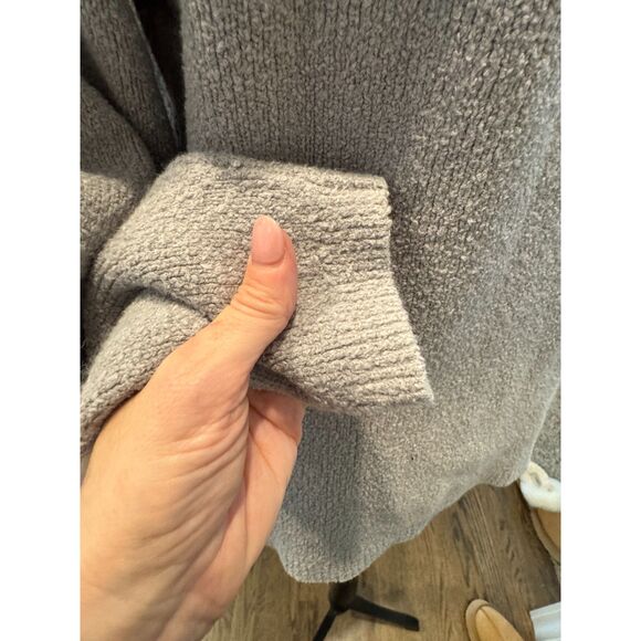 🩶 J.Jill Cowl Neck Chunky Knit Sweater • MP (Medium Petite) • Light Grey 🤍✨ - Picture 4 of 7
